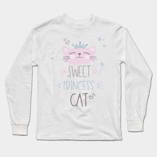 Sweet princess cat Long Sleeve T-Shirt